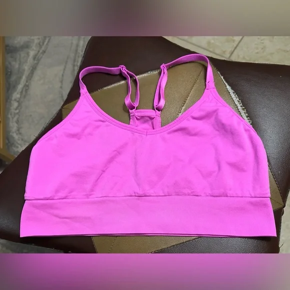 Pink Active Victoria Secret Seamless Sport Bra, NO pads. - Picture 1 of 7
